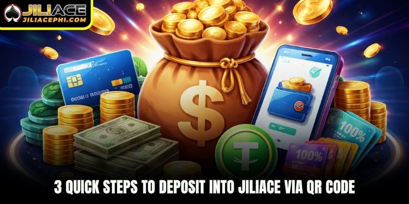 3 quick steps to deposit into jiliace via QR code