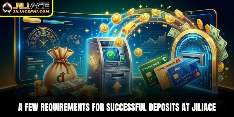 A few requirements for successful deposits at jiliace