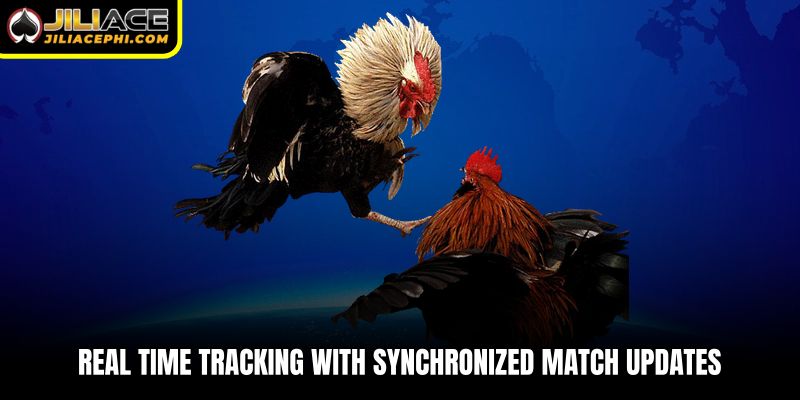Real time tracking with synchronized match updates