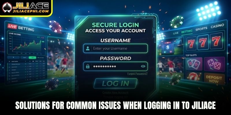 Solutions for common issues when logging in to jiliace